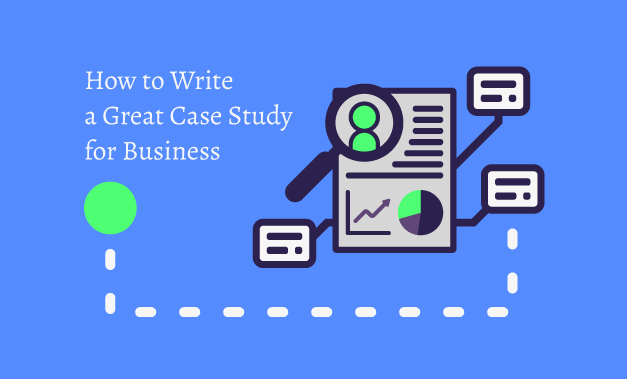 Vector illustration for the article How to Write a Great Case Study for Business