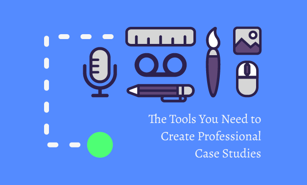 Vector illustration for the article The Tools You Need to Create Professional Case Studies