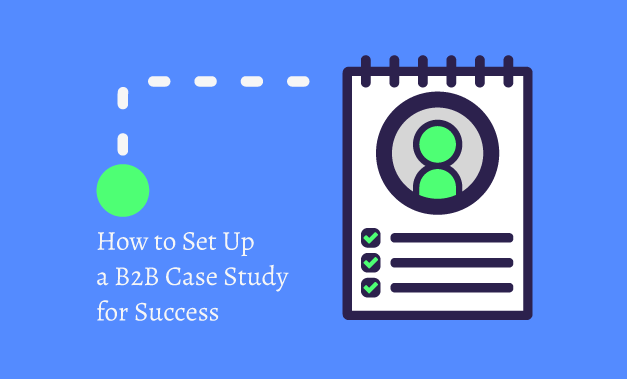 Vector illustration for the article How to Set Up a B2B Case Study for Success