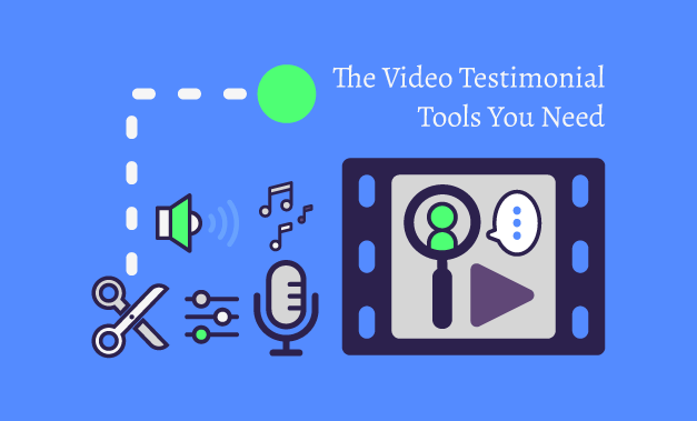 Vector illustration for the article titled The Video Testimonial Tools You Need