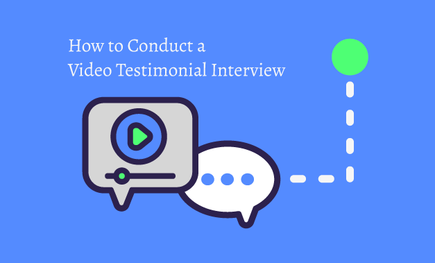 Vector illustration for the article How to Conduct a Video Testimonial Interview