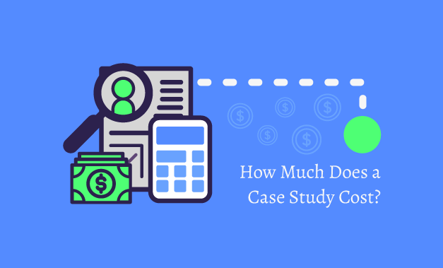 Vector illustration for the article How Much Does a Case Study Cost?