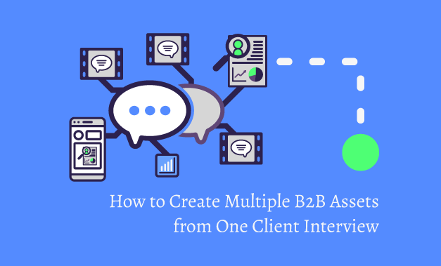 Featured image for post titled :How to Create Multiple B2B Assets from One Client Interview: